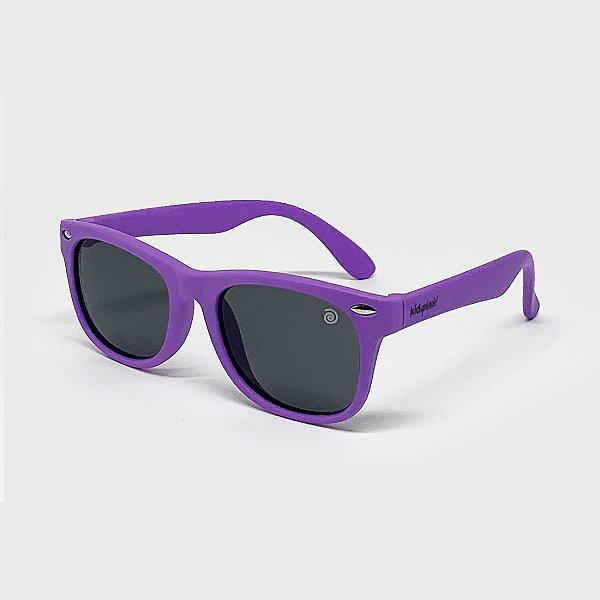 Óculos de Sol Infantil Flexível com Lente Polarizada e Proteção UV400 Violeta