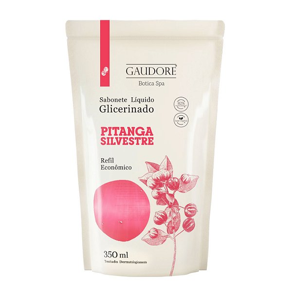 Refil Sabonete Líquido Glicerinado 350ml - Pitanga Silvestre