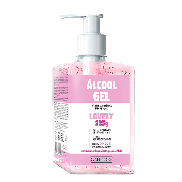 Álcool Gel - Lovely 225g