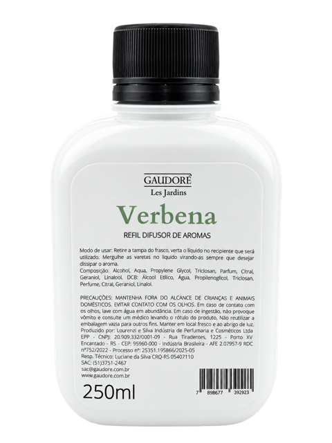 Refil Difusor de Aromas 250ml - Verbena