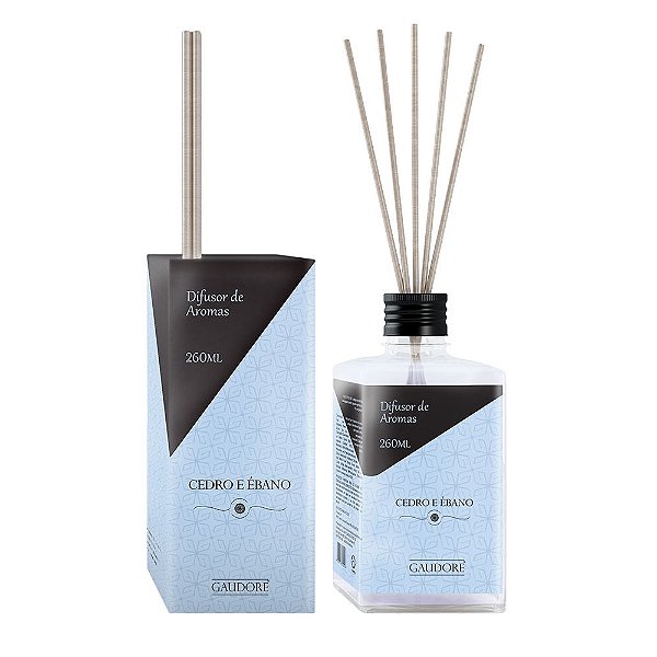 Difusor de Aromas 260ml - Cédro e Ébano