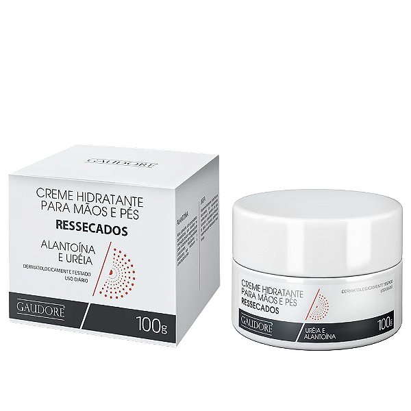 Creme Hidratante para Mãos e Pés Ressecados Gaudore 100g