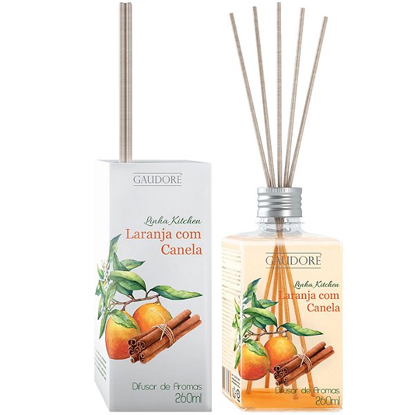 Difusor de Aromas 260ml - Laranja com Canela