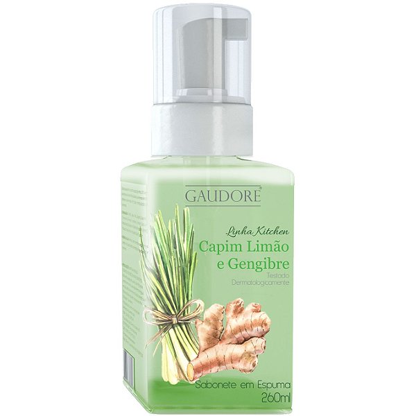 Sabonete em Espuma 260ml - Capim Limão e Gengibre