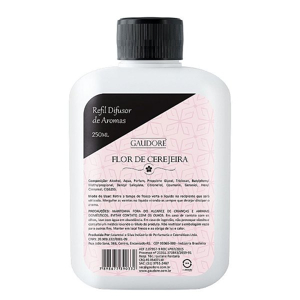 Refil Difusor de Aromas 250ml - Flor de Cerejeira