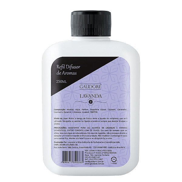 Refil Difusor de Aromas 250ml - Lavanda