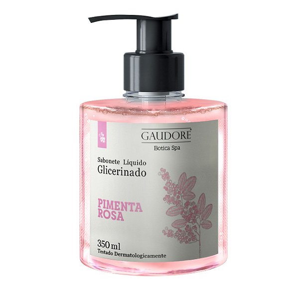 Sabonete Líquido Glicerinado 350ml - Pimenta Rosa