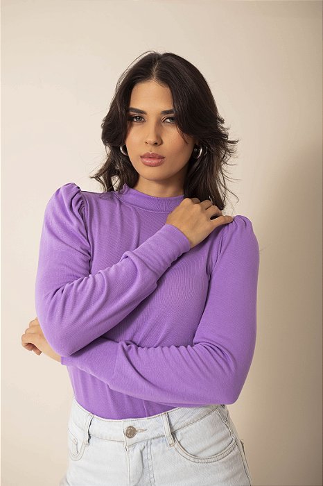 Blusa Manga Longa Hilda Ametista