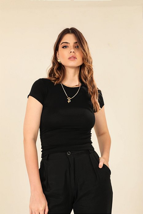 T-shirt Bianca Preta