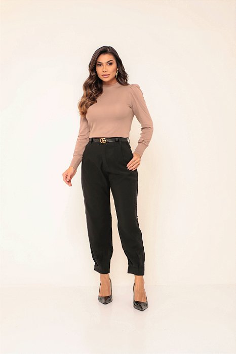 Calça Cenoura Geana Preta