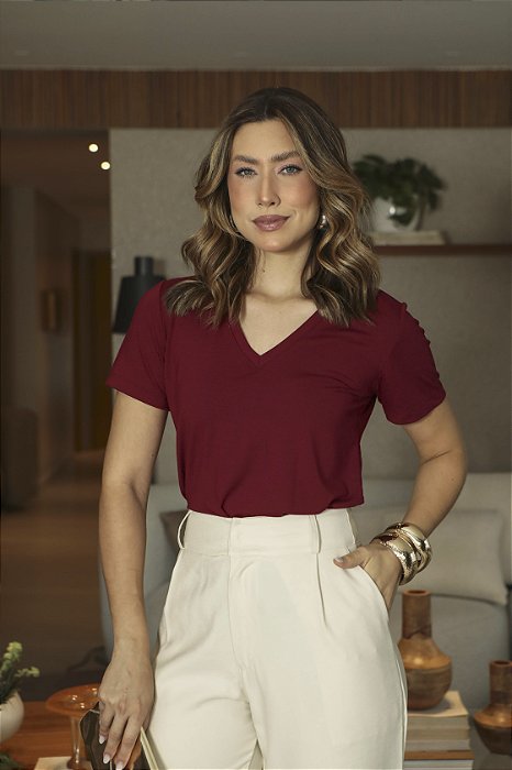 T-shirt Gola V Sol Vermelha