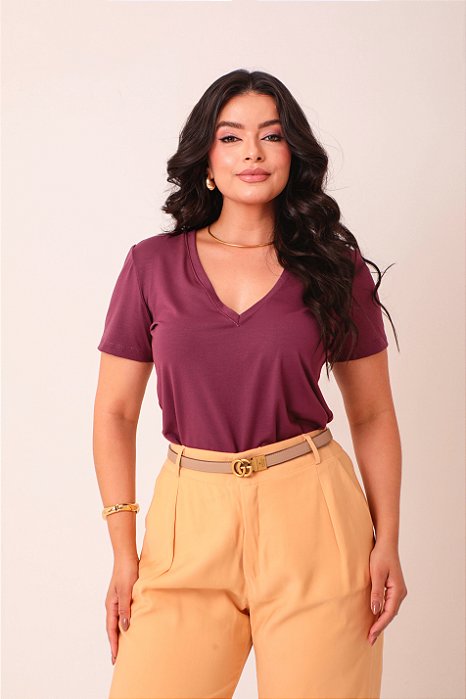 T-shirt Gola V Vicky Beringela