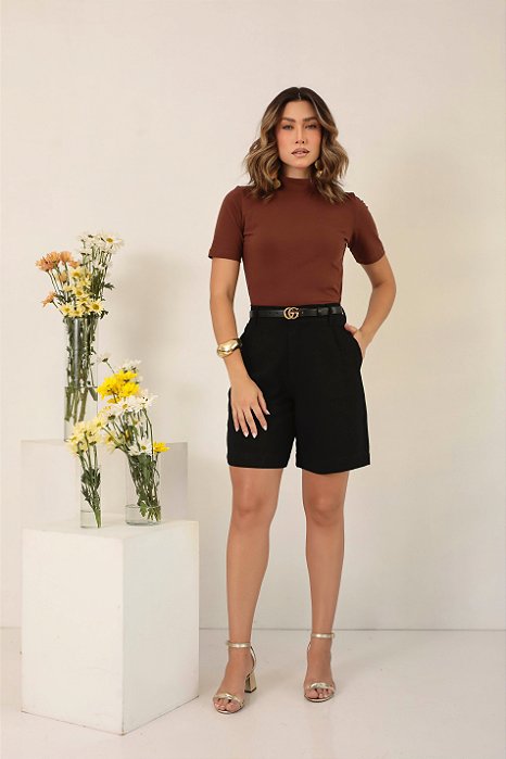 Bermuda Alfaiataria Laura Preto