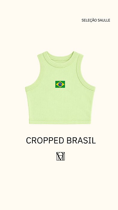 Regata Cropped Brasil