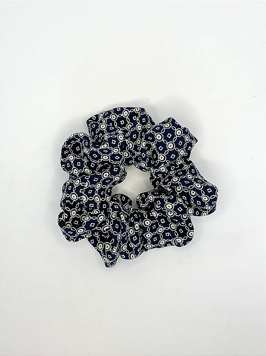 Scrunchie Elástico Azul marinho - Noite de Gala