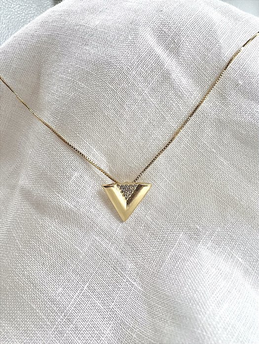 Colar Valentine - Banhado a Ouro