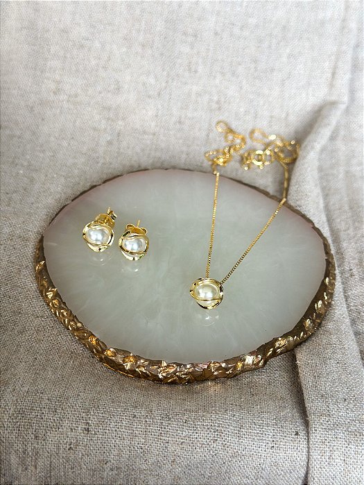 Conjunto Avant-garde - Banhado a Ouro