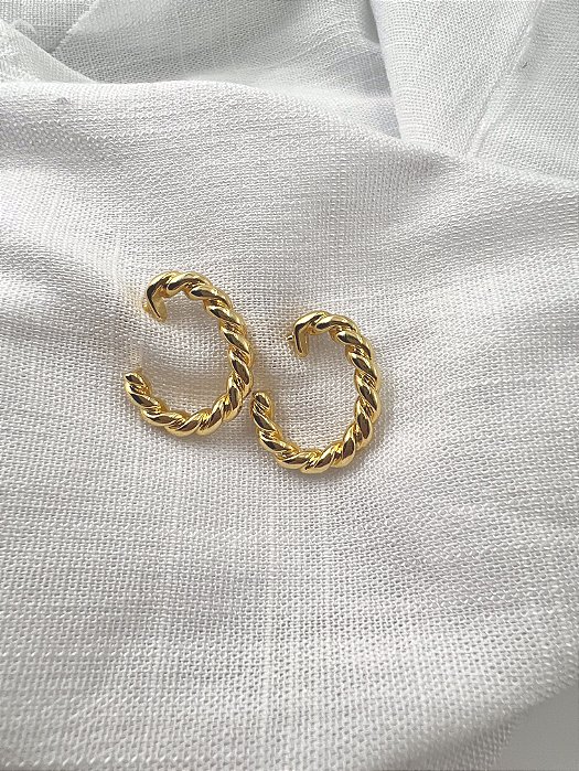 Brinco August Moon Banhado a Ouro 18k