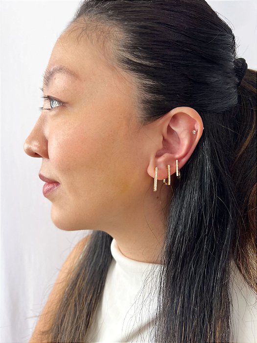 Brinco Grande Aureum Banhado a Ouro 18k