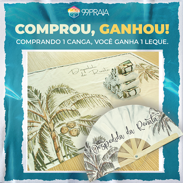 Canga Grande Personalizada + Leque