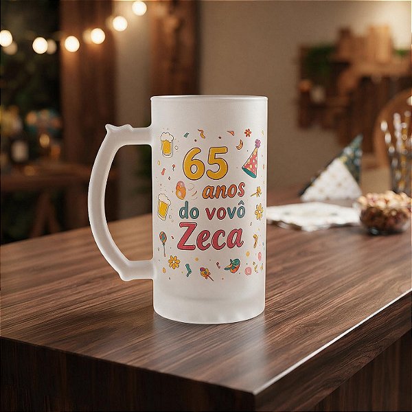 Caneco de Chopp Personalizado 10 Unidades:Lembrancinha para Aniversário e Eventos