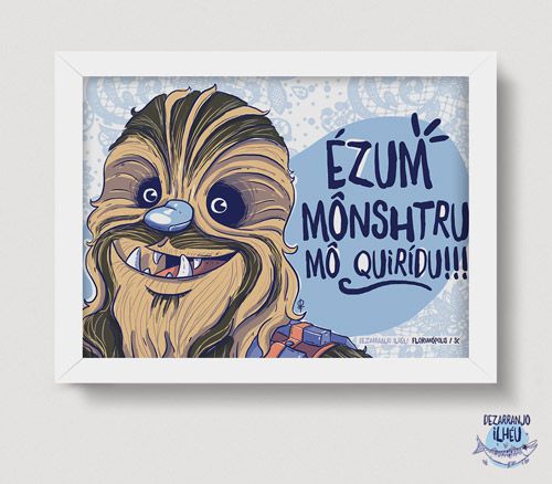 Quadrinho Chewbacca