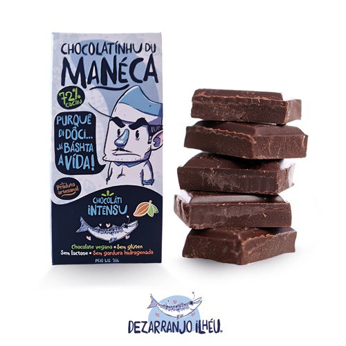 Chocolatínhu du Manéca - Chocolate 72% Cacau