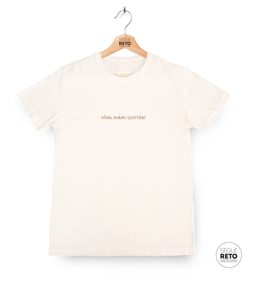 Camiseta Minimalista - Côza Másh Quirída
