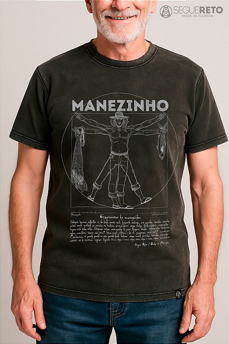 Camiseta Marmorizada - Manezinho Vitruviano