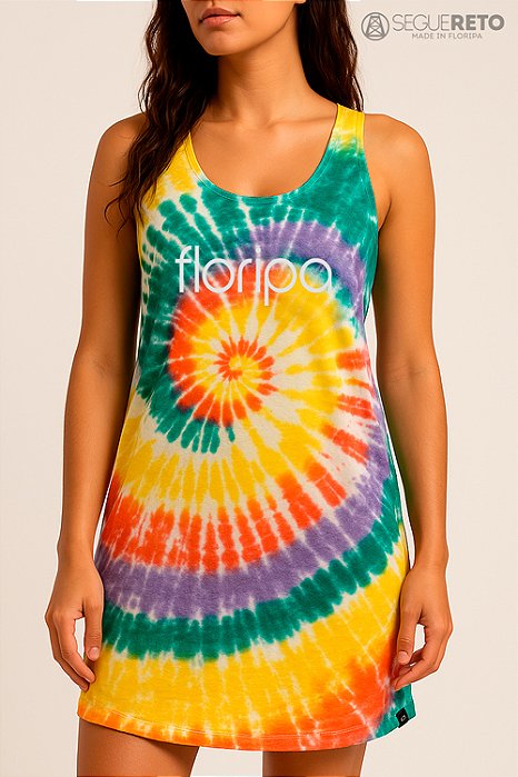 Vestido Regata Tie Dye - Floripa