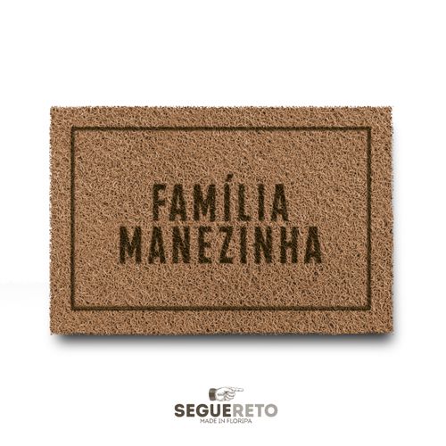 Capacho em Vinil - Família Manezinha