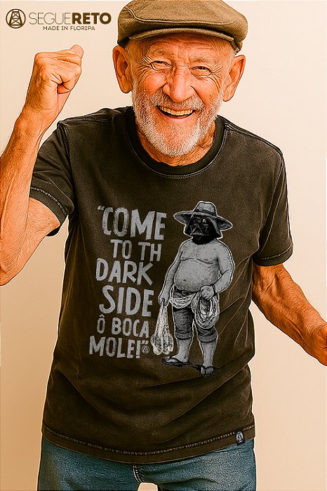 Camiseta Marmorizada - Darth Vader