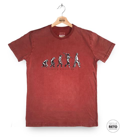 Camiseta Marmorizada - Evolução