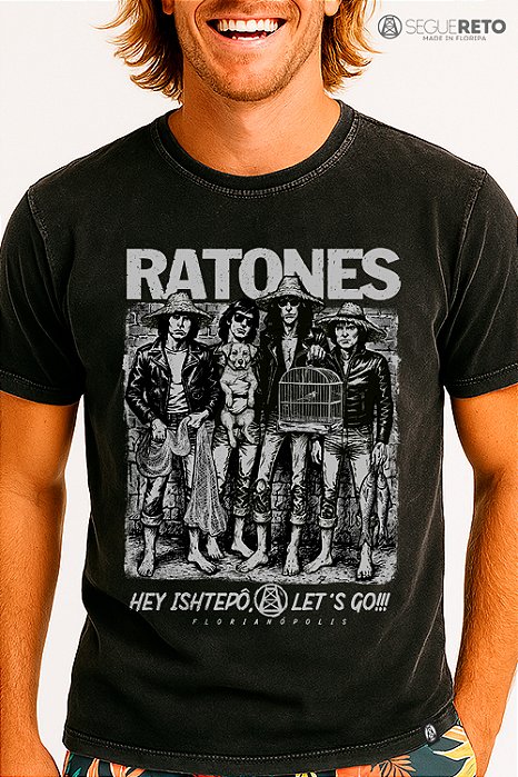 Camiseta Marmorizada - Ratones