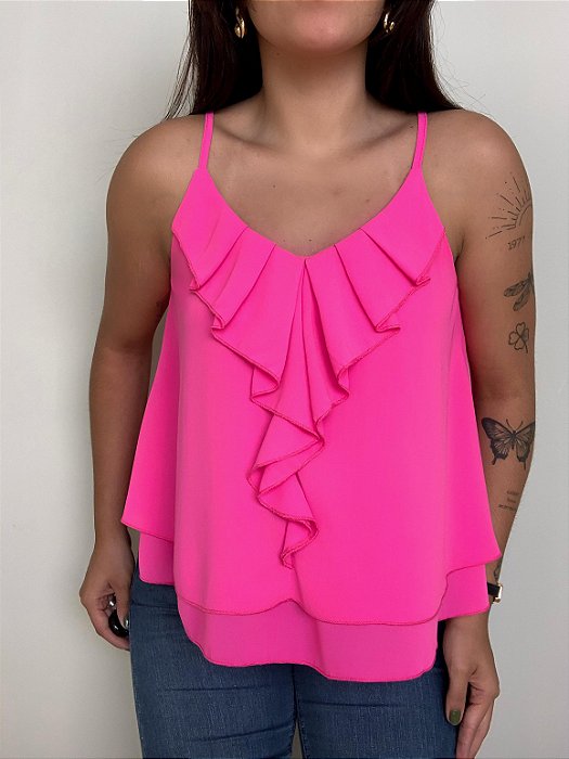 Bata Boho Babados Lily Rosa