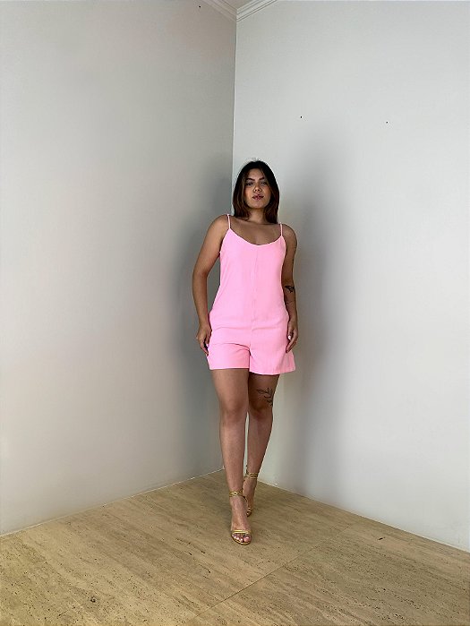 Macaquinho Alcinha Jane Rosa