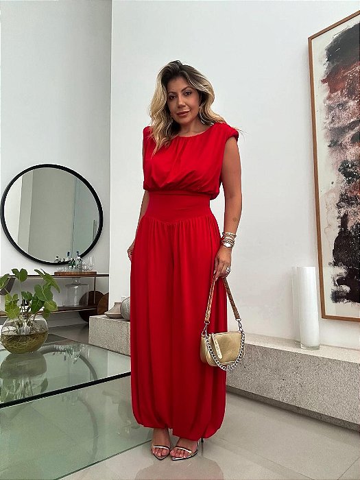 Macacão Karina Vermelho