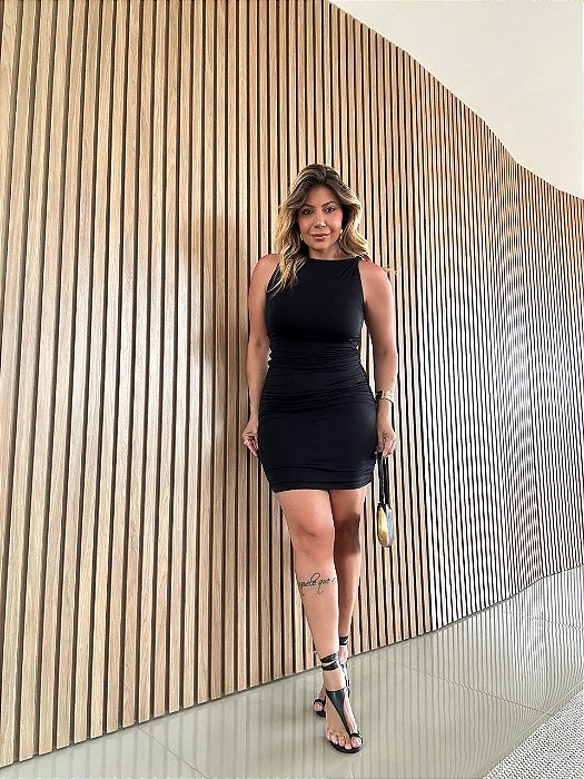 Vestido Curto Jurerê Preto