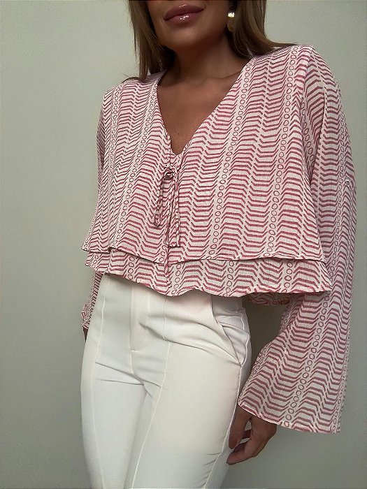 Bata Cropped Aurélia Rosa