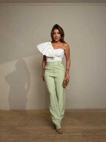 Calça Alfaiataria Francesca Verde