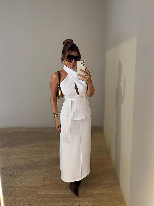 Conjunto Alfaiataria Grazia Branco