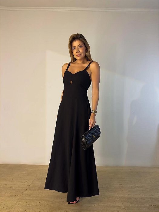 Vestido Midi Grazia Preto