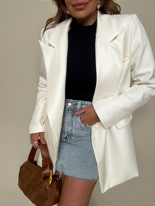 Casaco Alfaiataria Leonie Off White