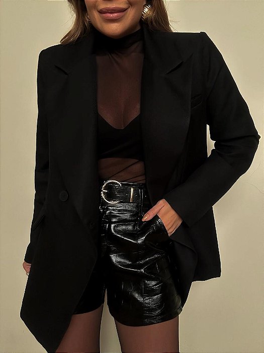 Casaco Alfaiataria Leonie Preto