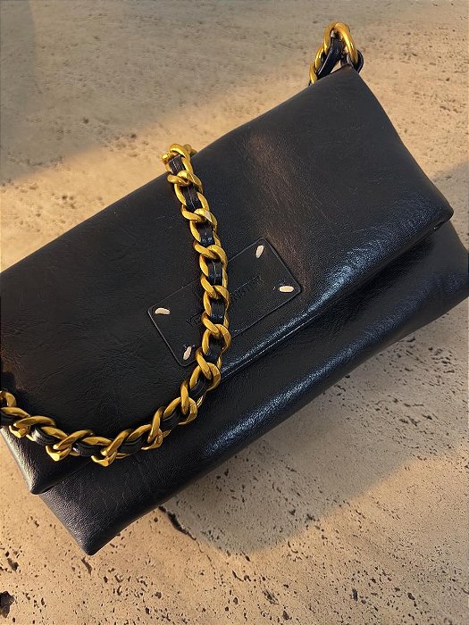 Bolsa Courino Preta