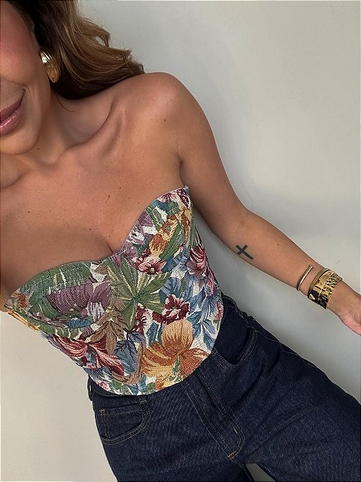 Corselet Estampado Adelaide