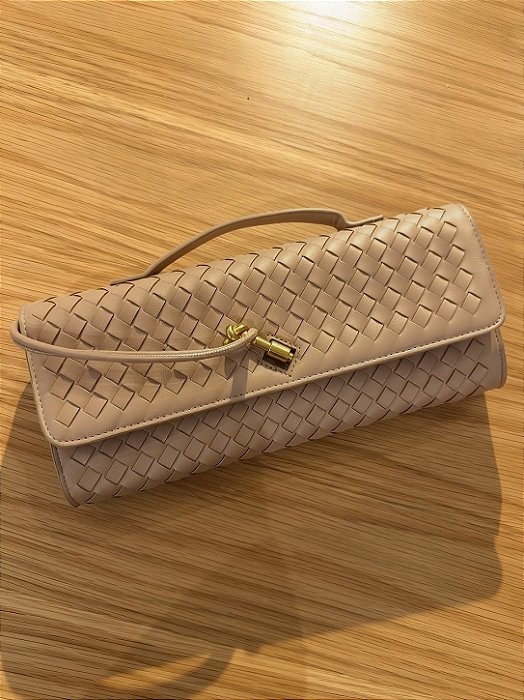 Bolsa Matelassê Bege