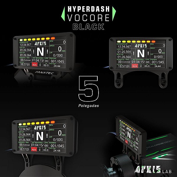 Hyperdash Vocore Black 5 Polegadas