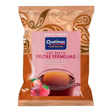 Chá Qualimax sabor Frutas Vermelhas 1kg