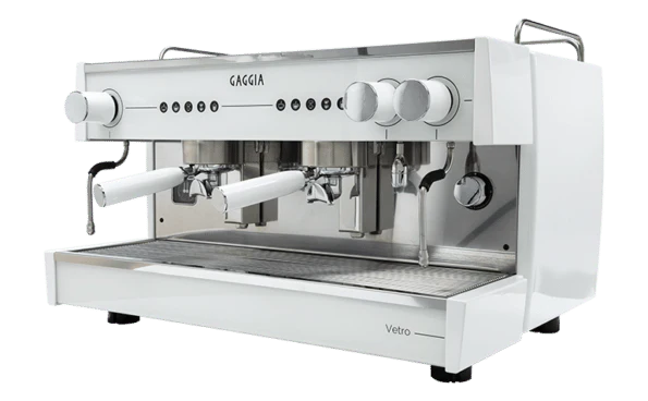 Máquina de Café Espresso Vetro 2 Grupo Profissional 220V Branca